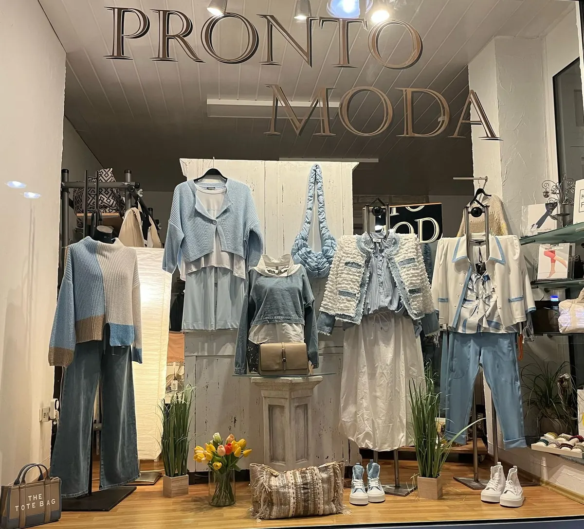 Exklusive Damenkollektion in der Boutique Pronto Moda